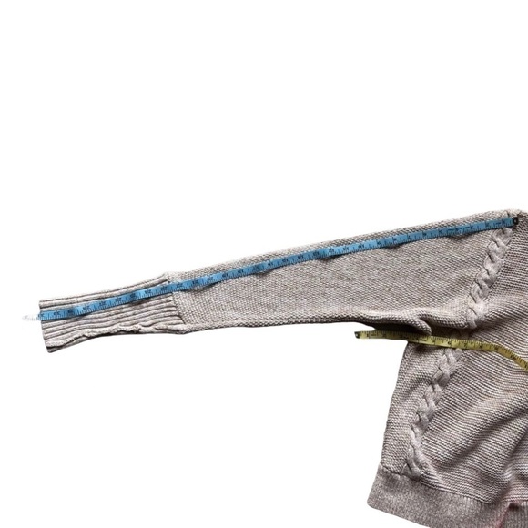 GAP Gradient Cream Turtle Neck Sweater with Chunky Cables Size S - Picture 15 of 16